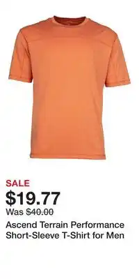 Cabela's Ascend terrain performance short-sleeve t-shirt for men offer