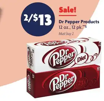 Family Dollar Dr pepper products offer
