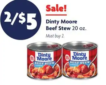 Family Dollar Dinty moore beef stew offer