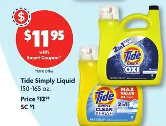 Family Dollar Tide simply liquid offer