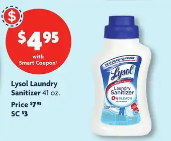 Family Dollar Lysol laundry sanitizer offer