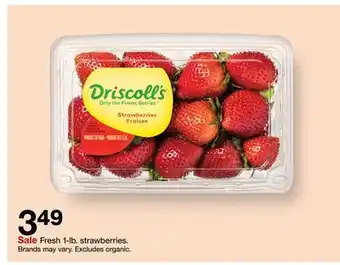 Target Fresh 1-lb. strawberries offer