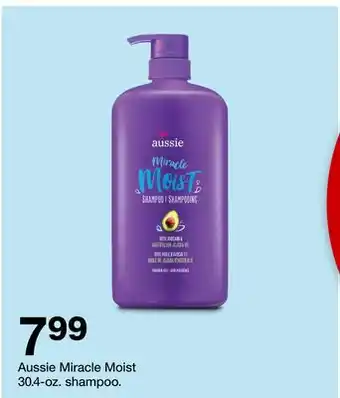 Target Aussie miracle moist 30.4 - oz. shampoo offer