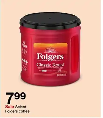 Target Select folgers coffee offer