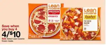 Target Select lean cuisine frozen meals offer