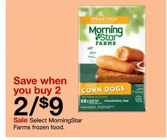 Target Select morningstar farms frozen food offer