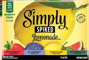 Target Simply spiked 12-pk. drinks offer
