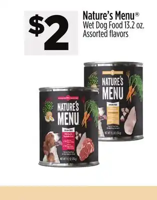 Dollar General Nature's menu offer