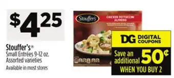 Dollar General Stouffer's small entrées offer