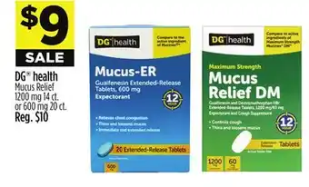Dollar General Dg health offer