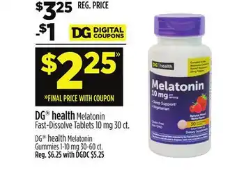 Dollar General Dg health offer