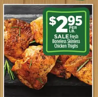 Dollar General Fresh boneless skinless chicken thighs offer
