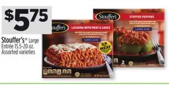 Dollar General Stouffer's large entrée offer