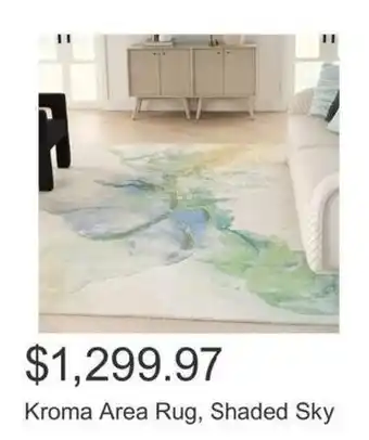 Costco Kroma Area Rug, Shaded Sky offer
