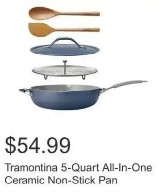 Costco Tramontina 5-Quart All-In-One Ceramic Non-Stick Pan offer