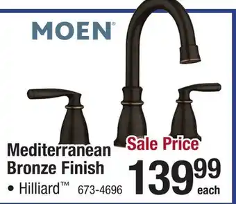 Menards Mediterranean bronze finish offer