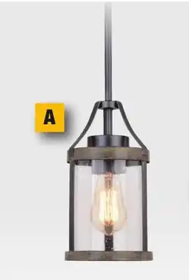 Menards 1-light mini pendant offer