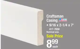 Menards Craftsman casing offer