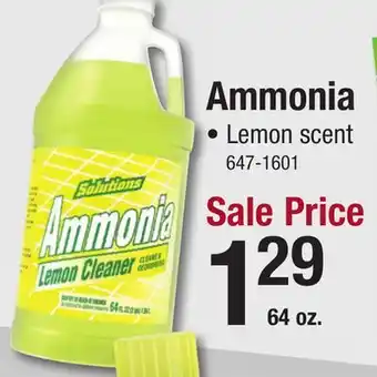 Menards Ammonia offer