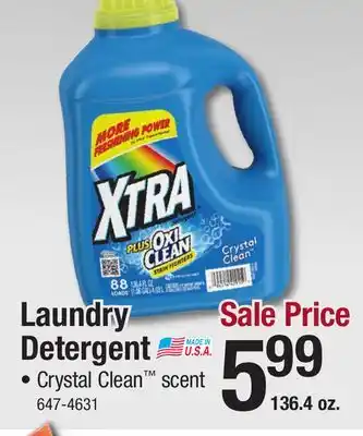 Menards Laundry detergent offer