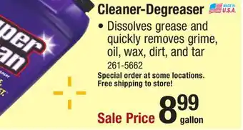 Menards Cleaner-degreaser offer