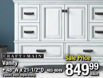 Menards Vanity offer