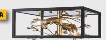 Menards 4-light flush mount offer