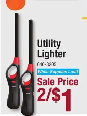 Menards Utility lighter offer
