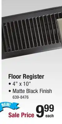 Menards Floor register offer