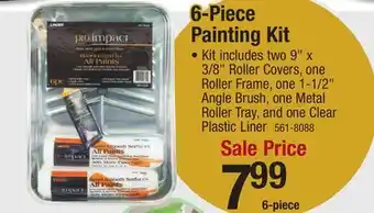 Menards 6-piece painting kit offer