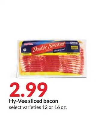 Hy-Vee Hy-vee sliced bacon offer