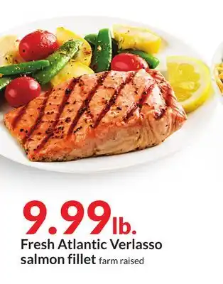 Hy-Vee Fresh atlantic verlasso salmon fillet offer