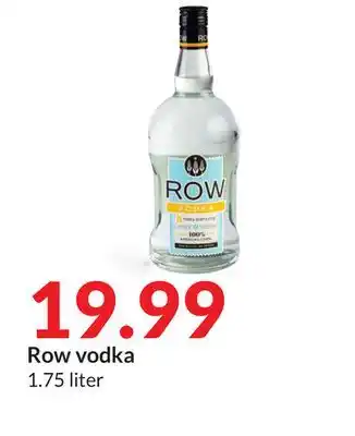 Hy-Vee Row vodka offer