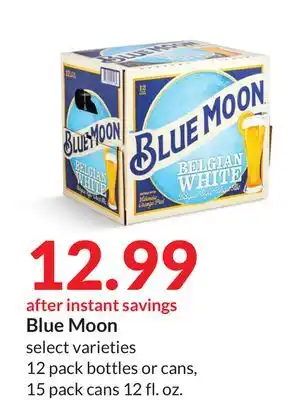 Hy-Vee Blue moon offer