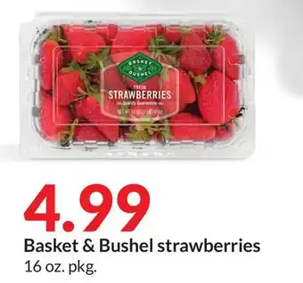 Hy-Vee Basket & bushel strawberries offer