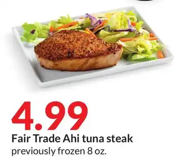 Hy-Vee Fair trade ahi tuna steak offer