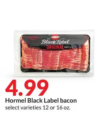 Hy-Vee Hormel black label bacon offer