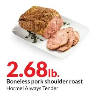 Hy-Vee Boneless pork shoulder roast offer