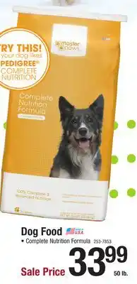 Menards Dog food offer