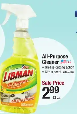 Menards All-purpose cleaner offer