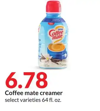 Hy-Vee Coffee mate creamer offer