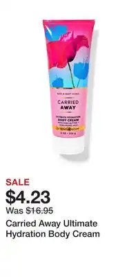 Bath & Body Works Carried away ultimate hydration body cream offer