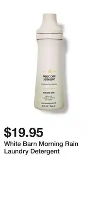 Bath & Body Works White barn morning rain laundry detergent offer