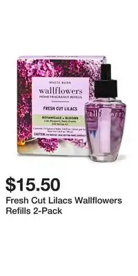 Bath & Body Works Fresh cut lilacs wallflowers refills 2-pack offer