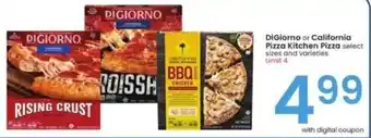 Albertsons DiGiorno or California Pizza Kitchen Pizza offer