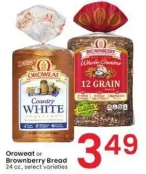 Albertsons Oroweat or Brownberry Bread 24 oz. offer