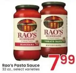 Albertsons Rao's Pasta Sauce 32 oz. offer