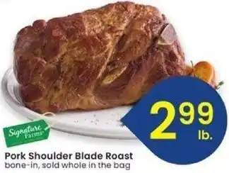 Albertsons Pork Shoulder Blade Roast offer