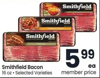 Albertsons Smithfield Bacon offer