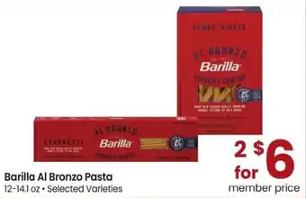 Albertsons Barilla Al Bronzo Pasta offer